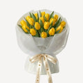 Golden Whisper Yellow Tulip Bouquet