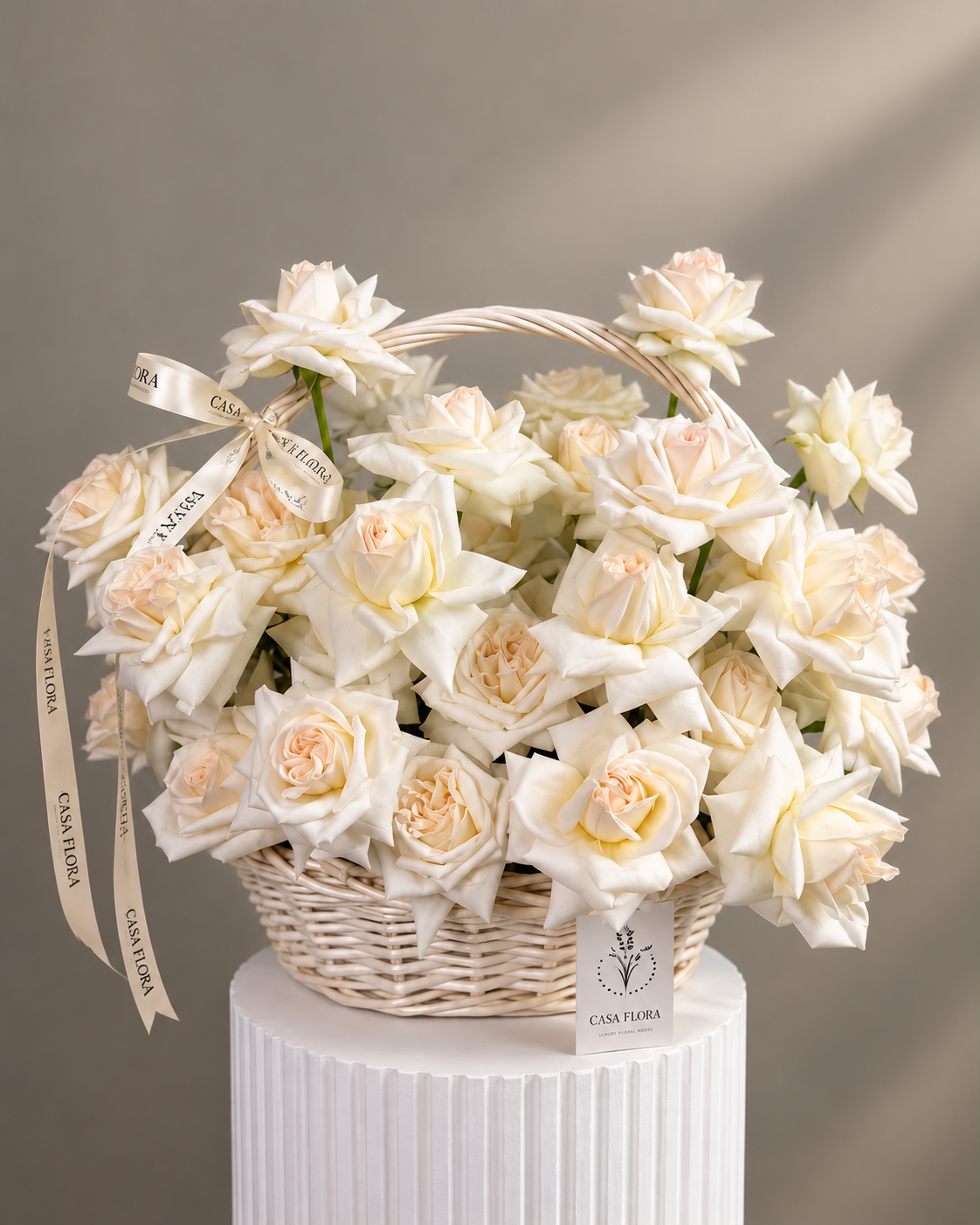 Ohara White Basket