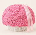 500 Pink Roses Basket