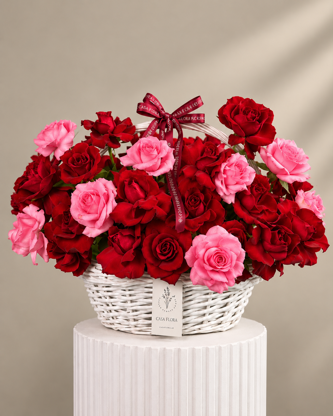 Pink and Red Basket